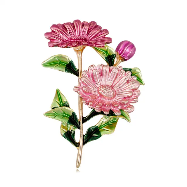 Fashion temperament small daisy Brooch lady Brooch Pin Al351A - Shop at LoveMi