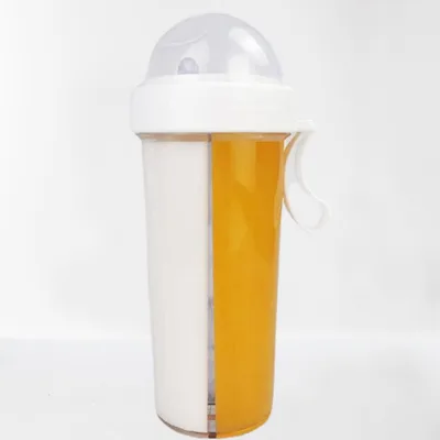 Double Tube Water Bottle White - Shop at LoveMi