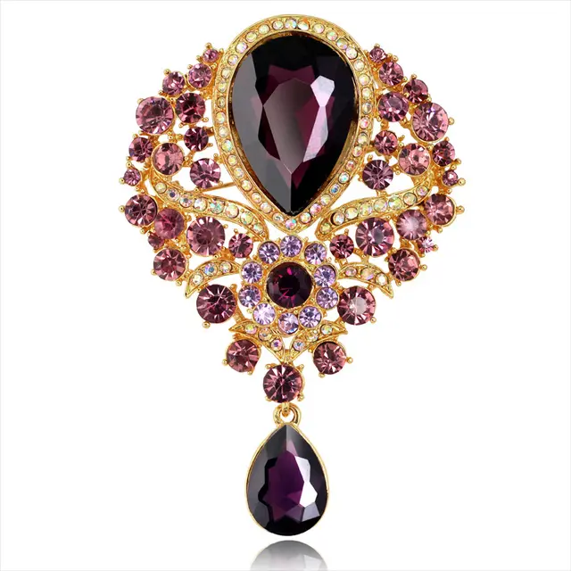 Rhinestone alloy corsage women 132E - Shop at LoveMi