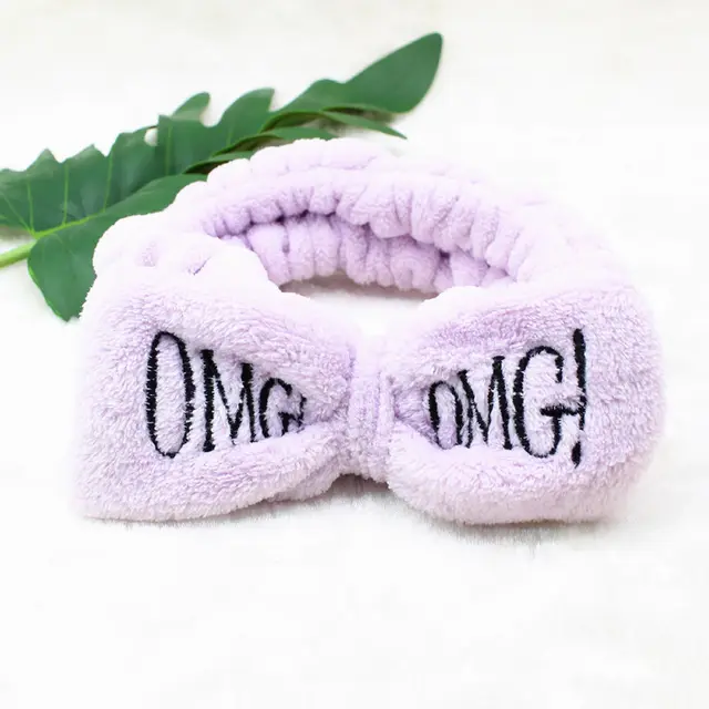 Coral velvet butterfly end hair band Purple - Shop at LoveMi