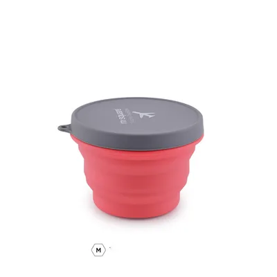 Outdoor Portable Instant Noodles Travel Wild Cutlery Set Silicone Folding Bowl Style1 - Shop at LoveMi