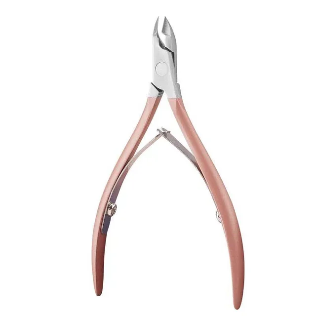 Manicure dead skin cut dead skin stainless steel finger pliers nail tool set Rose Gold - Shop at LoveMi