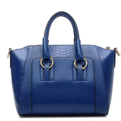 Retro trend large capacity handbag Blue - Shop at LoveMi