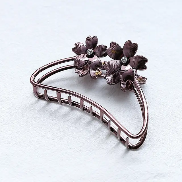 Retro extremely simple metal grip Brown - Shop at LoveMi