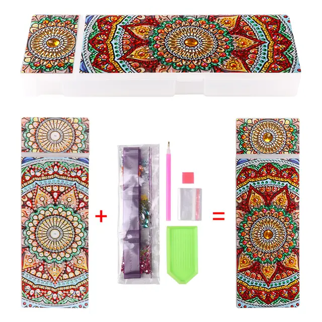 DIY handmade diamond painting stationery box W - Shop at LoveMi