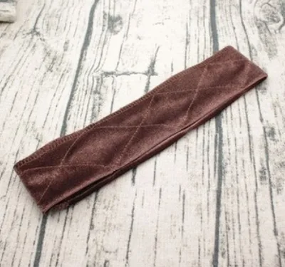 Flexible Velvet Adjustable Wig Grip Headband Special Coffee - Shop at LoveMi