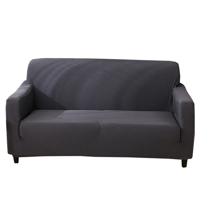 Solid color sofa cover universal sleeve elastic Gray - Shop at LoveMi