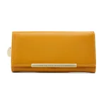 Korean style simple large holding clutch - Yellow