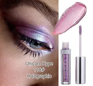 PHOERA Magnificent Metals Glitter and Glow Liquid Eyeshadow 12 Colors - Unicorn Hype - View 1