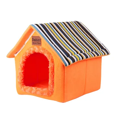 Petdog folding factory pet pad four warm summer detachable folding house Yellow - Shop at LoveMi