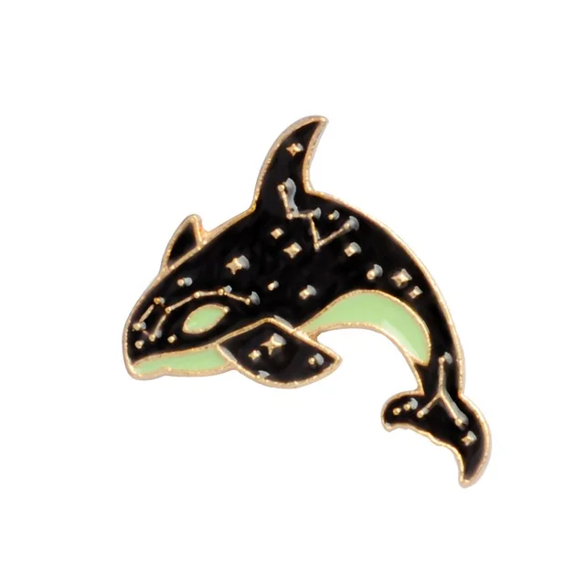 2008 Brooch Hiking Adventure Seal Mountains Design Cowboy Brooch Camping Souvenir Dolphin B - Shop at LoveMi