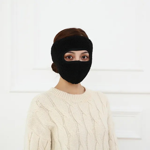 Dustproof warm headscarf Black - Shop at LoveMi