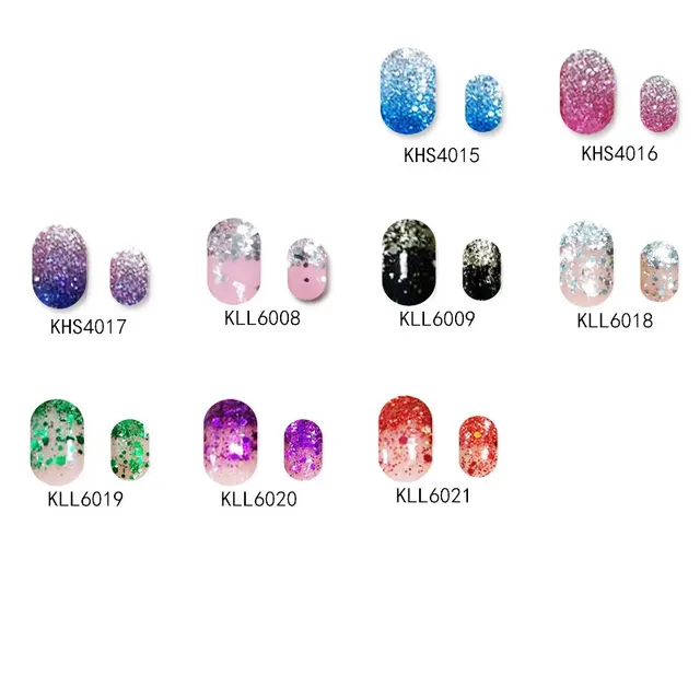 Pearl gloss nail polish film nail sticker Khz5021 - Shop at LoveMi