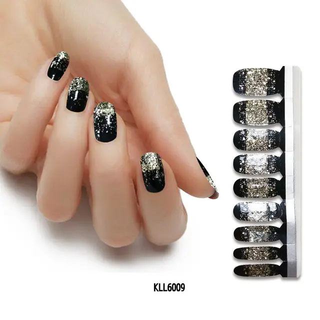 Pearl gloss nail polish film nail sticker Khz5022 - Shop at LoveMi