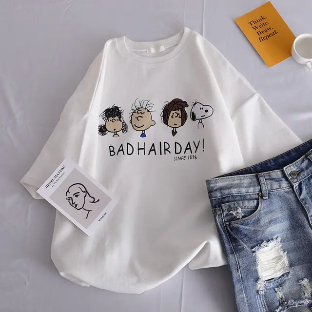 Loose and versatile student T shirt 9945 2 - Shop at LoveMi