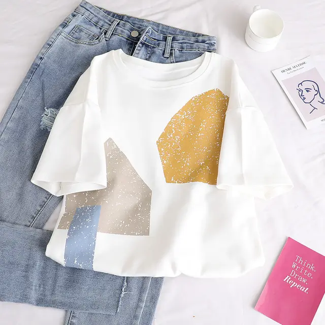 Loose and versatile student T shirt 9994 2 - Shop at LoveMi