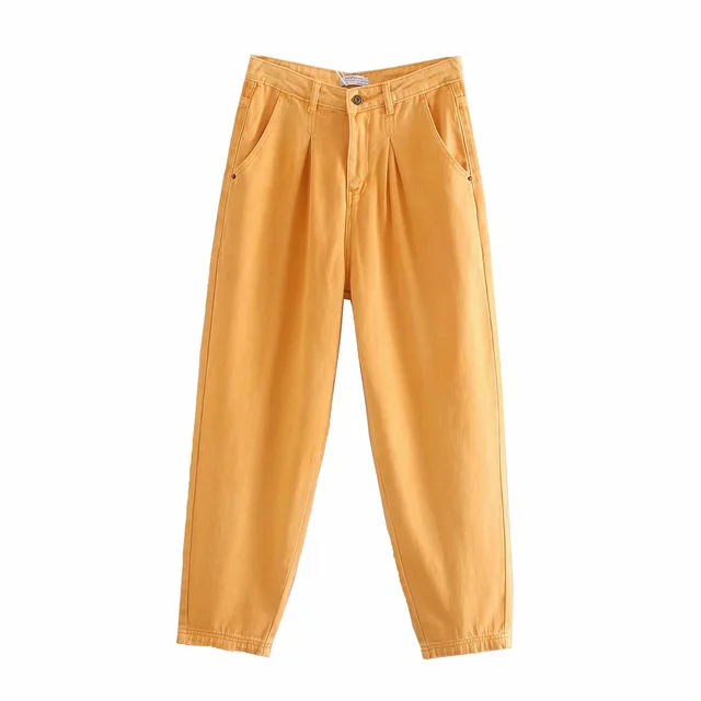 Loose fashion jeans Orange - Shop at LoveMi