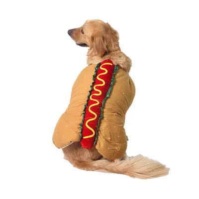 Pet Dog and Cat Costume, Cute Hot Dog Sandwich Costume, Funny Hot Dog Clothes, Cat Costume Size6 - Shop at LoveMi