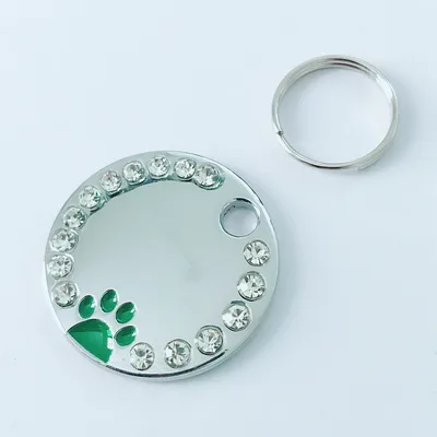 Customizable dog tags Green - Shop at LoveMi