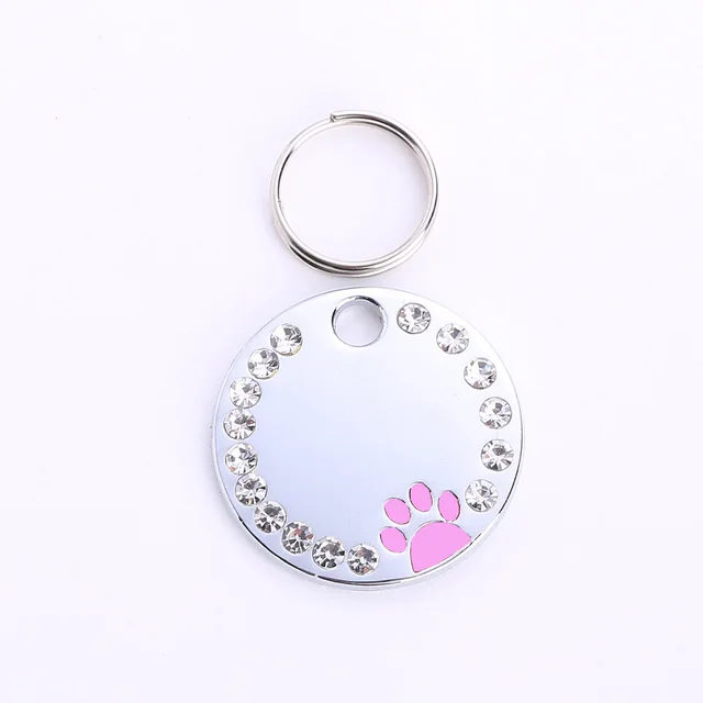 Customizable dog tags Pink - Shop at LoveMi
