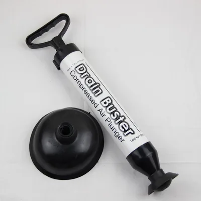 Household powerful high pressure toilet vacuum pipe dredge Black - Shop at LoveMi