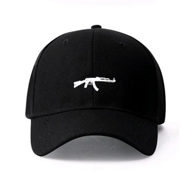 Uzi Gun Baseball Cap - Black