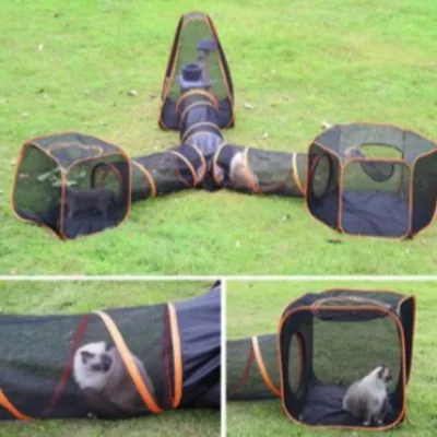 Pet Folding Toy Outdoor Game Channel Fence Dhl Volumetric Weight - Shop at LoveMi