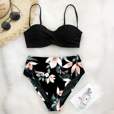 Printed bikini swimsuit B L - Shop at LoveMi