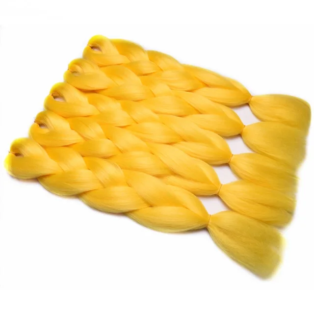 Colorful Bradient African Dirty Braid 1 20Bright Yellow - Shop at LoveMi
