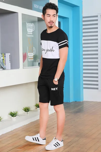 Pure cotton women's fashion short sleeves Black Top - Shop at LoveMi