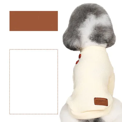 Pullover cat sweater small puppy two legged Beige - Shop at LoveMi