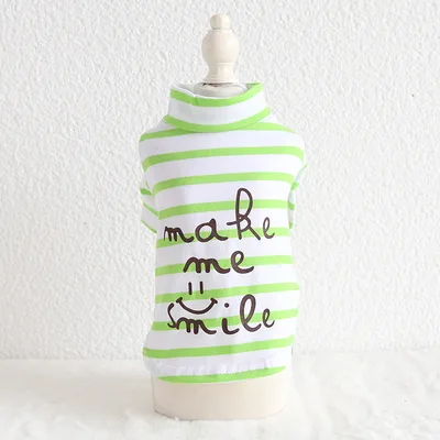 Pet four colour striped bottom coat Green - Shop at LoveMi