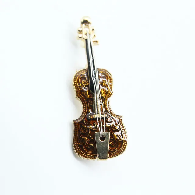 Sex wild violin brooch Coffee - Shop at LoveMi