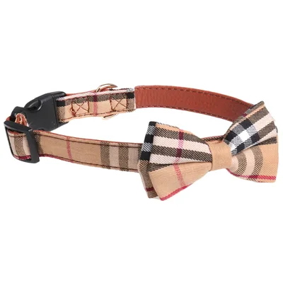 Bowknot traction collar Camel - Shop at LoveMi