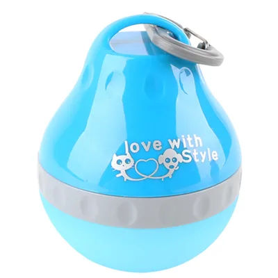 Portable Silicone Folding Pets Bottles Blue 200Ml - Shop at LoveMi