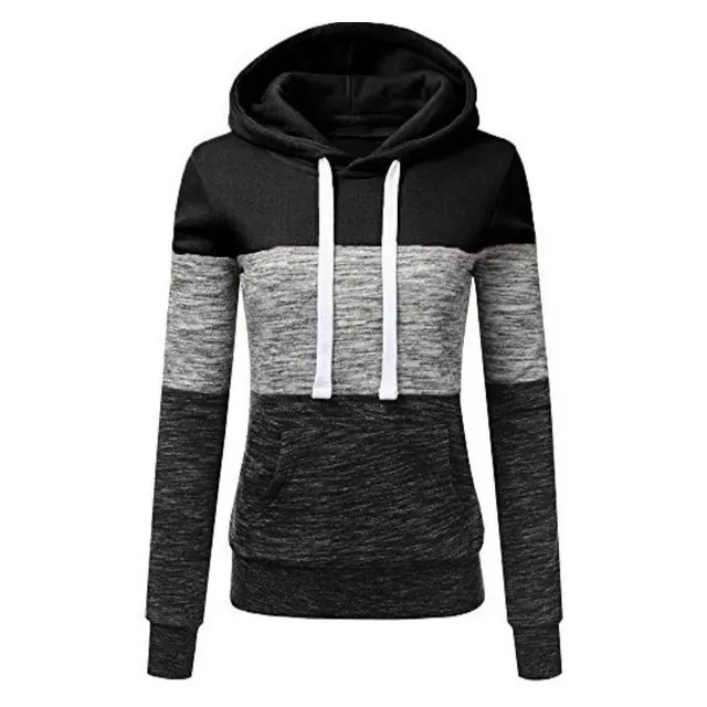 Plush And Thickened Long Sleeve Hoodie Coat Black - Shop at LoveMi