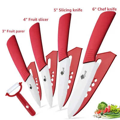 Zirconia White Ceramic Blade Cooking Tool Peeler Red - Shop at LoveMi