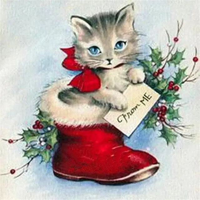 A cozy Christmas | Diamond embroidery kit - Shop at LoveMi