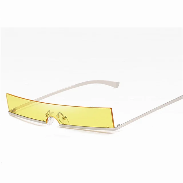 Frameless marine sunglasses Yellow - Shop at LoveMi