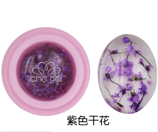Floraland Dried Flower Fairy Nail Gel Purple - Shop at LoveMi