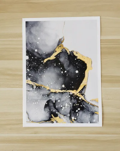 Black marble wallpaper Blacka - Shop at LoveMi