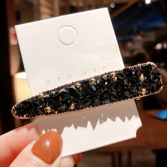 Crystal hair clip rhinestone edge clip 1Style - Shop at LoveMi