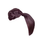 Retro hair bag - Grape Red