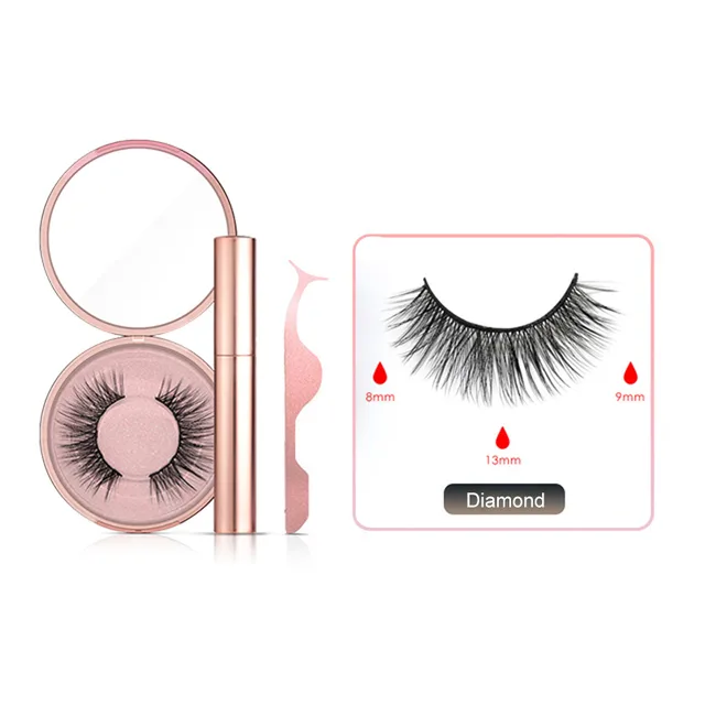 Magnet false eyelashes set Diamond - Shop at LoveMi