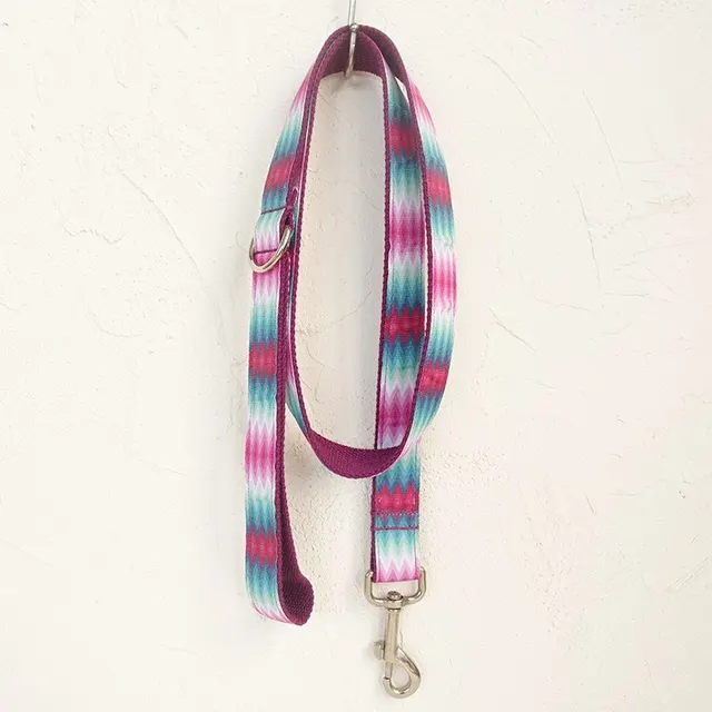 Colored pattern webbing traction belt Purple Peacock - Shop at LoveMi