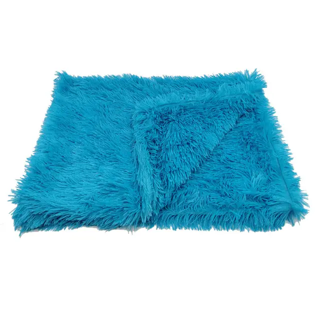 Benepaw Warm Plush Throw Dog Blanket Blue - Shop at LoveMi