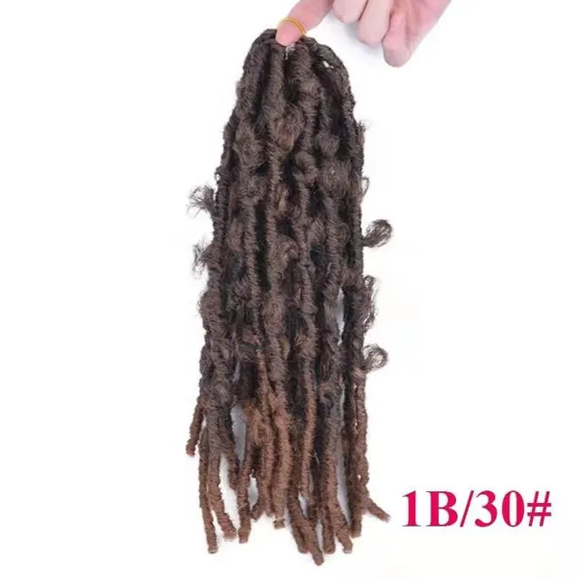 New Product Butterfly Curvy Crochet Dirty Braid African Hair Extension T30 - Shop at LoveMi
