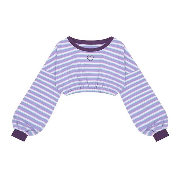 Sweet and cute girly sweater Purple - Shop at LoveMi
