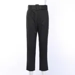 Women's lace-up casual pants - Black