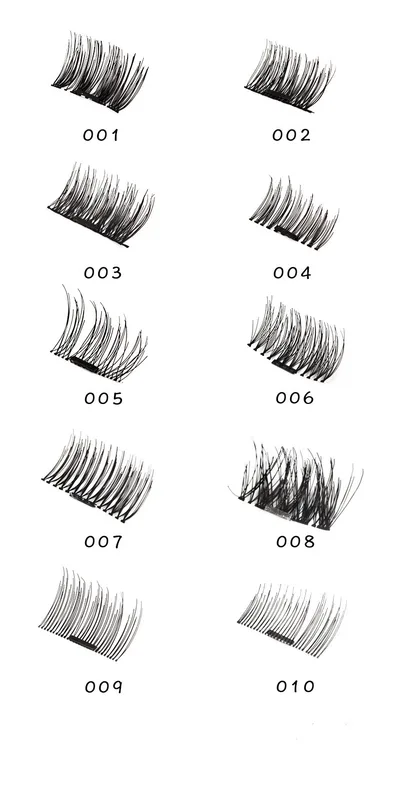 Lightweight magnetic eyelashes can be used repeatedly 4Style - Shop at LoveMi